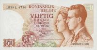 Gallery image for Belgium p139a: 50 Francs from 1966