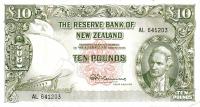 p161d from New Zealand: 10 Pounds from 1967