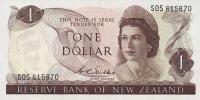 Gallery image for New Zealand p163b: 1 Dollar from 1968