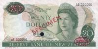 p167s from New Zealand: 20 Dollars from 1967