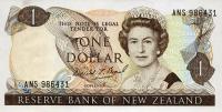 Gallery image for New Zealand p169c: 1 Dollar from 1989