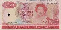 p175p from New Zealand: 100 Dollars from 1981