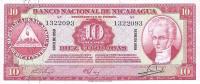 p101b from Nicaragua: 10 Cordobas from 1959