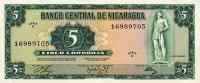 Gallery image for Nicaragua p122a: 5 Cordobas from 1972