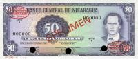 Gallery image for Nicaragua p125s: 50 Cordobas