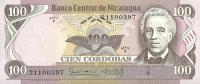 p137a from Nicaragua: 100 Cordobas from 1979