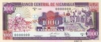 p178Bs from Nicaragua: 1000 Cordobas from 1991