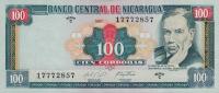 p187 from Nicaragua: 100 Cordobas from 1997