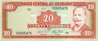 p189 from Nicaragua: 20 Cordobas from 1999