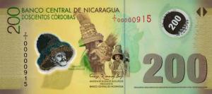 p205r2 from Nicaragua: 200 Cordobas from 2007