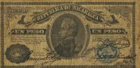 p24b from Nicaragua: 1 Peso from 1894