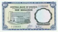 Gallery image for Nigeria p11a: 10 Shillings