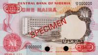 Gallery image for Nigeria p15s: 1 Naira