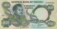 p26f from Nigeria: 20 Naira from 1984