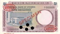 Gallery image for Nigeria p6s: 5 Shillings