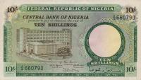 Gallery image for Nigeria p7a: 10 Shillings