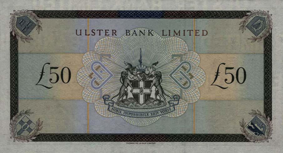 Back of Northern Ireland p338r: 50 Pounds from 1997