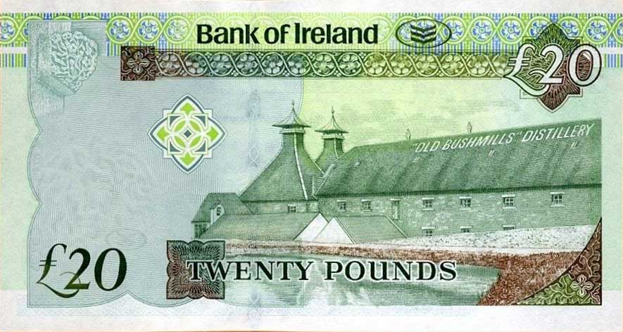 Back of Northern Ireland p88a: 20 Pounds from 2013