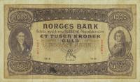 p12a from Norway: 1000 Kroner from 1901