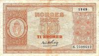 Gallery image for Norway p26j: 10 Kroner