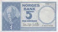 p30g from Norway: 5 Kroner from 1960