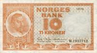 p31e from Norway: 10 Kroner from 1970