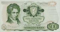 p39b from Norway: 500 Krone from 1985