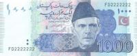 Gallery image for Pakistan p50g: 1000 Rupees