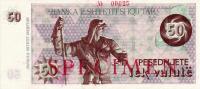 p50s from Albania: 50 Lek Valute from 1992