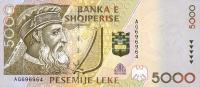 p66a from Albania: 5000 Leke from 1996