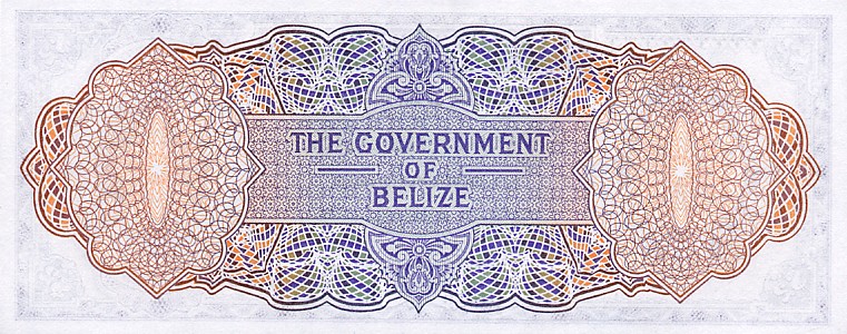 Back of Belize p34a: 2 Dollars from 1974