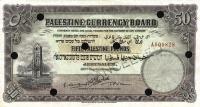 p10b from Palestine: 50 Pounds from 1929