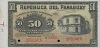 p111s2 from Paraguay: 50 Pesos from 1903