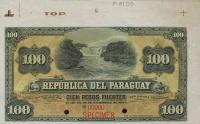 p122s from Paraguay: 100 Pesos from 1907