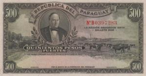 Gallery image for Paraguay p169: 500 Pesos