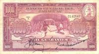 p191a from Paraguay: 1000 Guarani from 1952