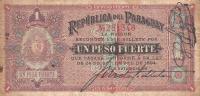 p88 from Paraguay: 1 Peso from 1894
