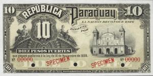 p99s from Paraguay: 10 Pesos from 1899