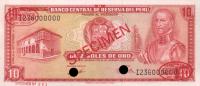 Gallery image for Peru p100s: 10 Soles de Oro