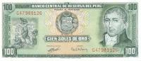 Gallery image for Peru p102a: 100 Soles de Oro