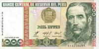 p136a from Peru: 1000 Intis from 1986