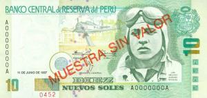 p166s from Peru: 10 Nuevos Soles from 1997