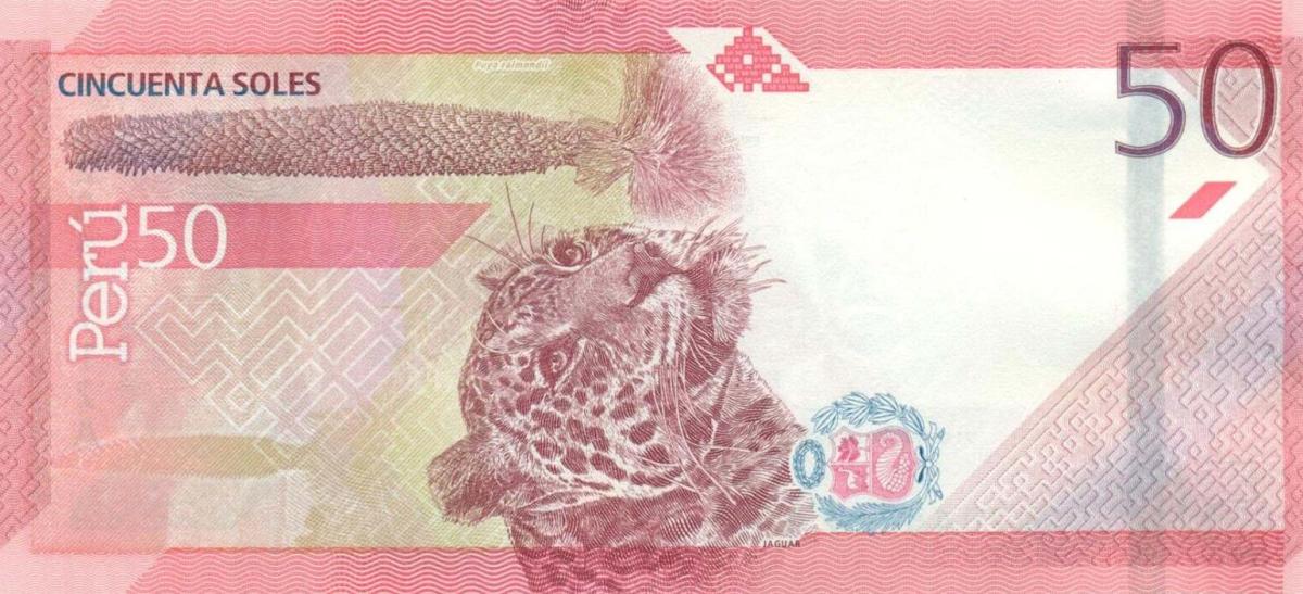 Back of Peru p198: 50 Soles from 2019