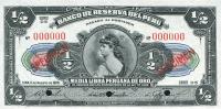 p52s from Peru: 0.5 Libra from 1926
