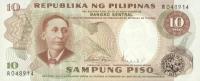 p144b from Philippines: 10 Piso from 1969