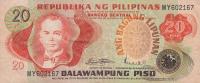 p162a from Philippines: 20 Piso from 1978