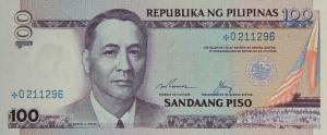 p172f from Philippines: 100 Piso from 1987