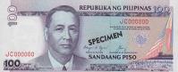 p172s3 from Philippines: 100 Piso from 1987