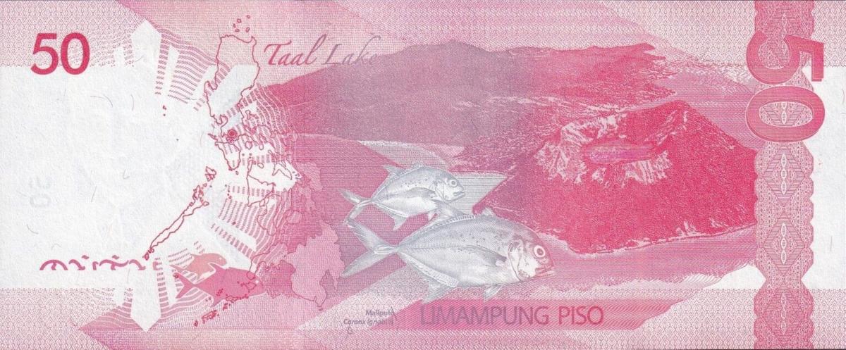 Back of Philippines p207d: 50 Pesos from 2019