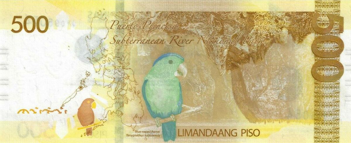 Back of Philippines p227a: 500 Pesos from 2020